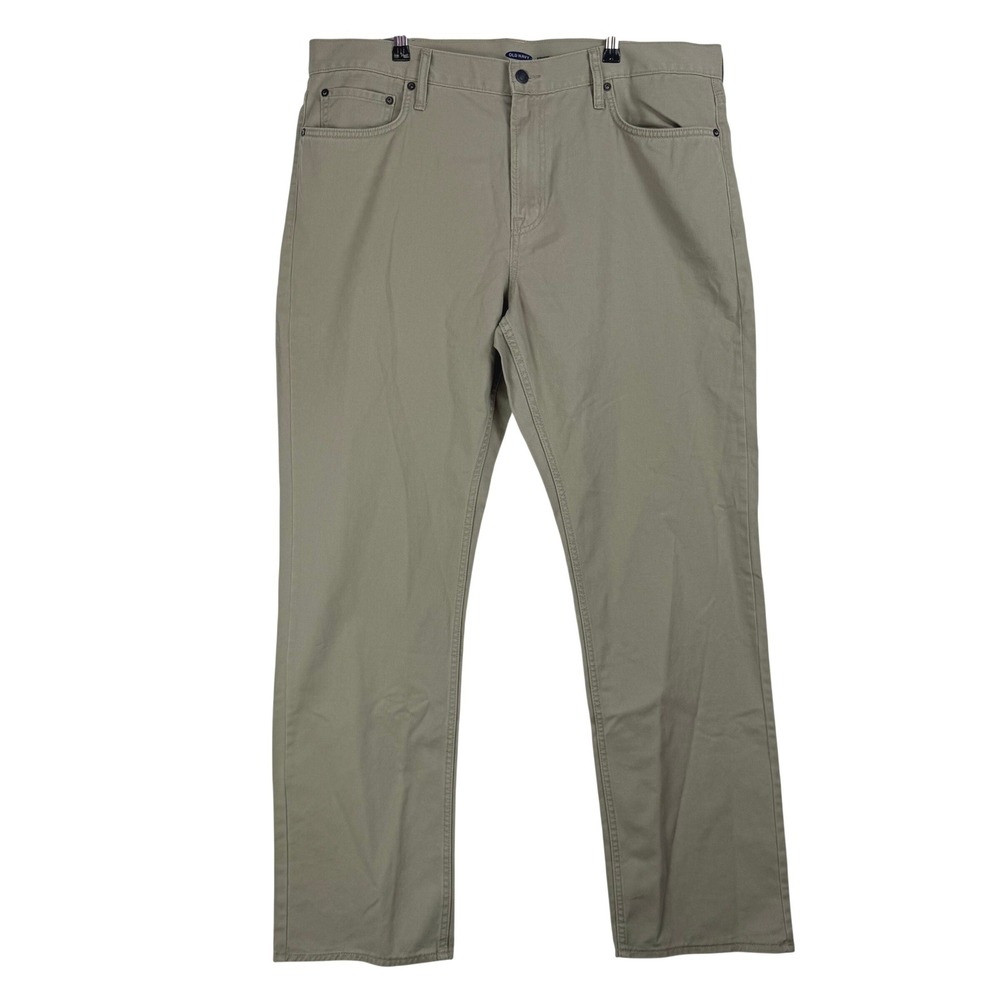 Old Navy Straight Fit‎ Khaki Chinos Mens Size 40x34 Casual Pants